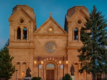 Cathedral Basilica of St. Francis of Assisi in Santa Fe, New Mexico.